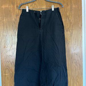 Marimekko x Uniqlo Black Cotton Capri Pants